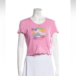 Loveshack Fancy Baby Tee X Hurley Size M- NEVER WORN